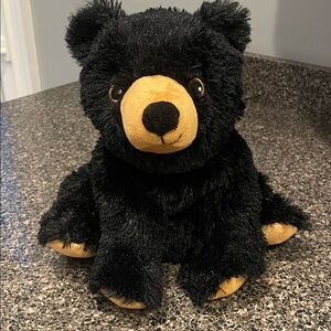 Adorable Black and Tan Plush Bear